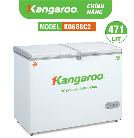Tủ đông kháng khuẩn Kangaroo KG688C2 - 471 lít