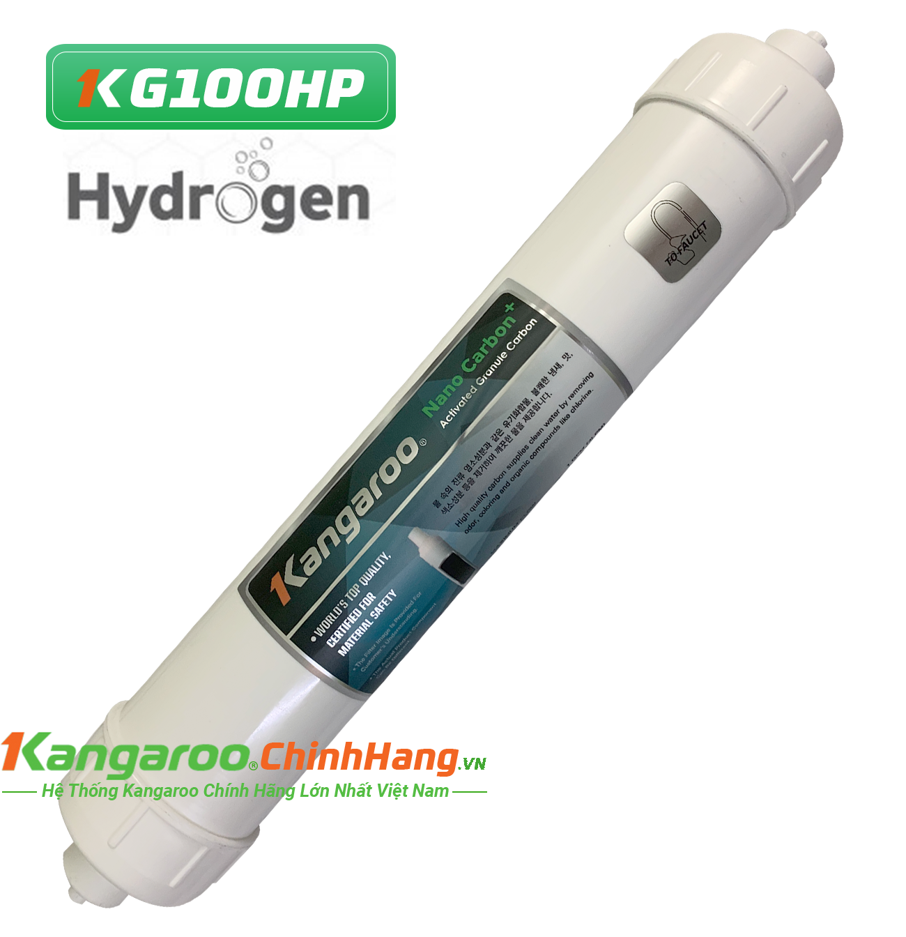 Lõi lọc nước Kangaroo Hydrogen số 9 NANO CARBON + (HP)