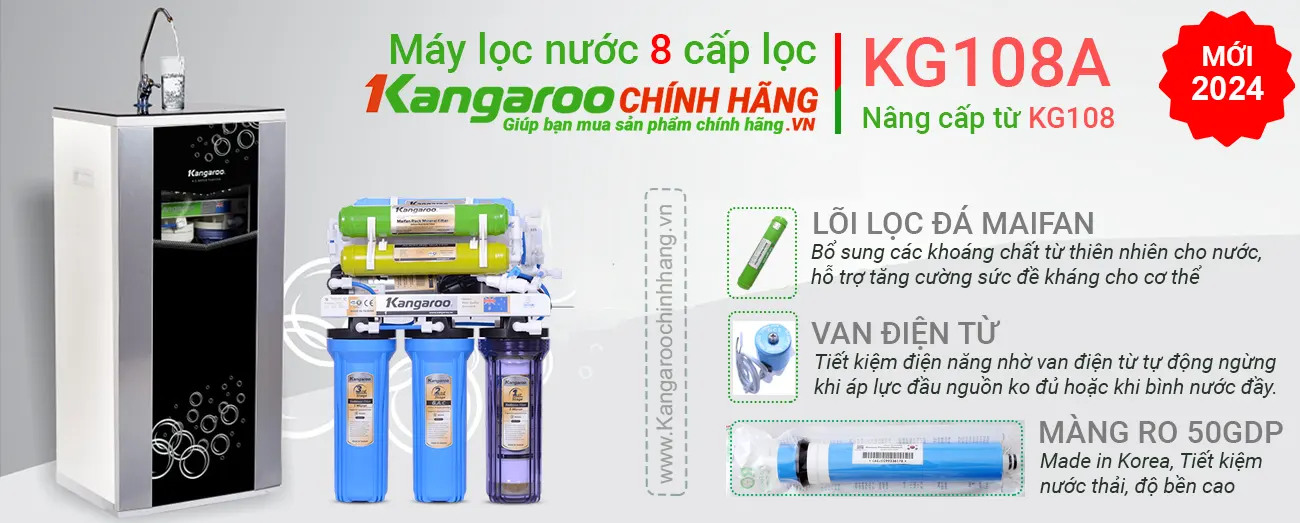 Mô tả máy lọc nước Kangaroo KG108A