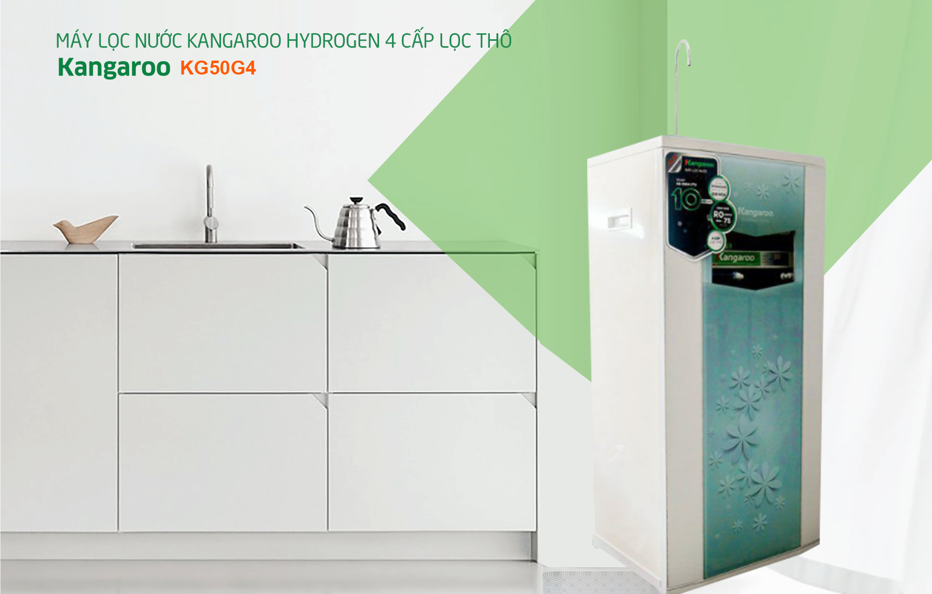 Máy lọc nước Kangaroo Hydrogen KG50G4