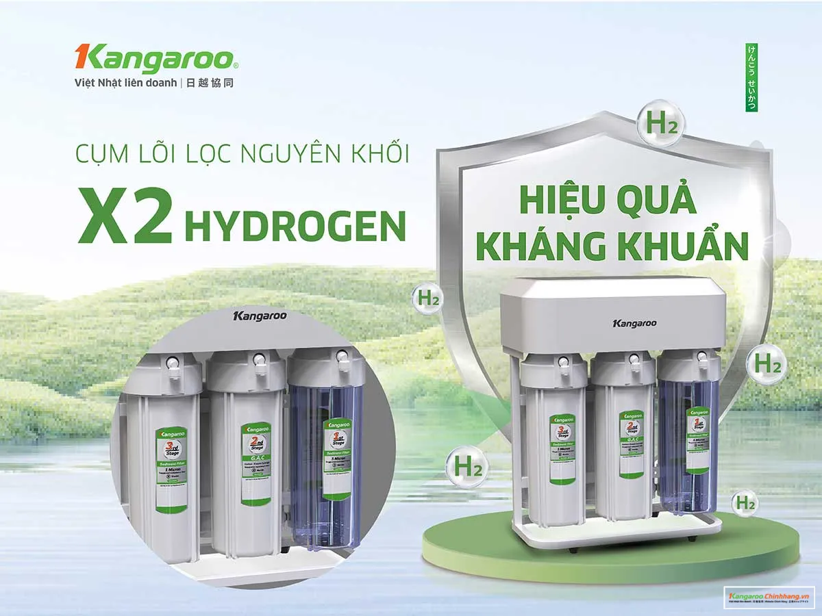 Máy lọc nước Kangaroo Hydrogen KG11K5-H1G Máy lọc nước Kangaroo Hydrogen KG11K5-H1G