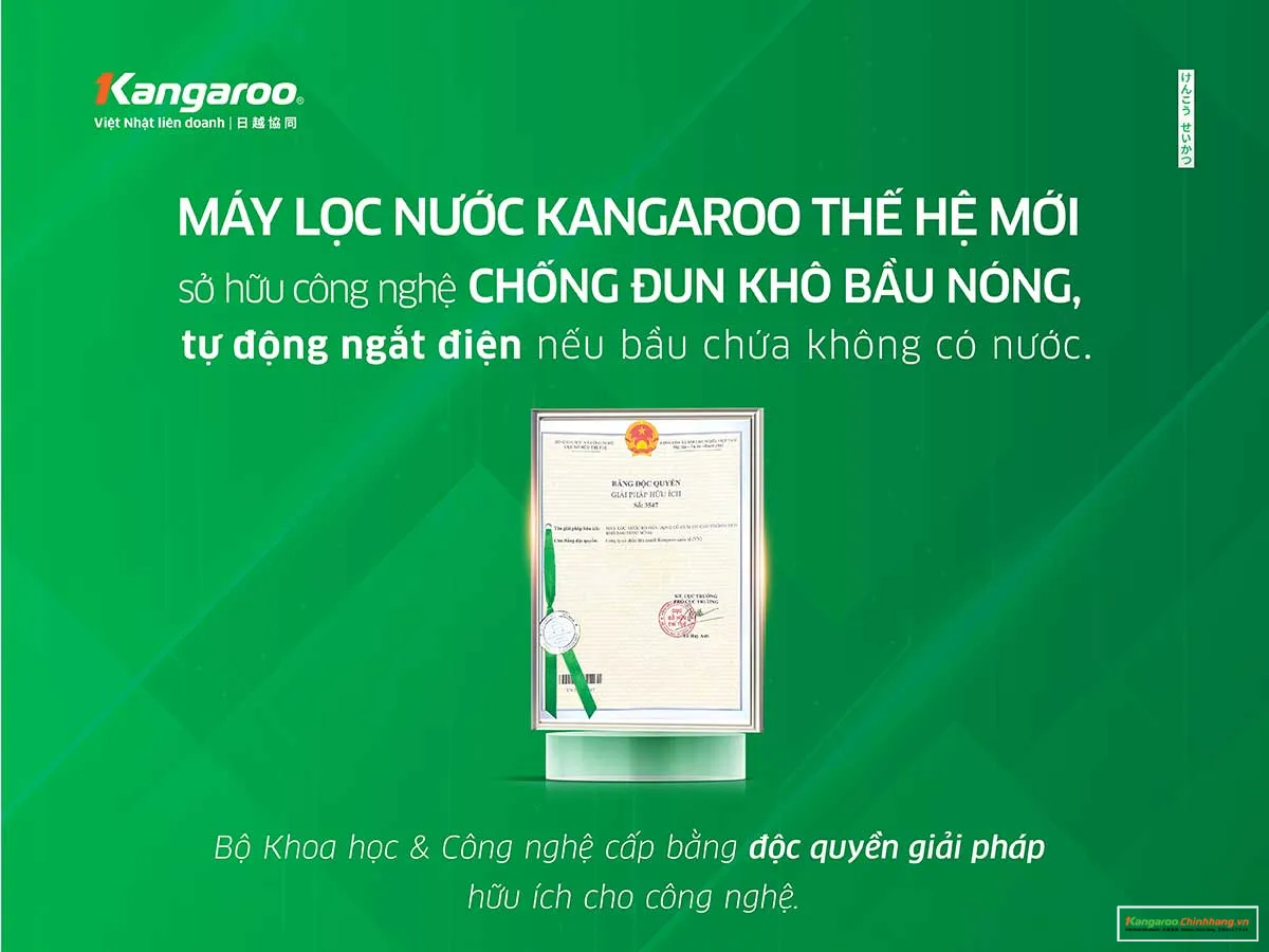 Máy lọc nước Kangaroo Hydrogen nóng lạnh KG12S3H3
