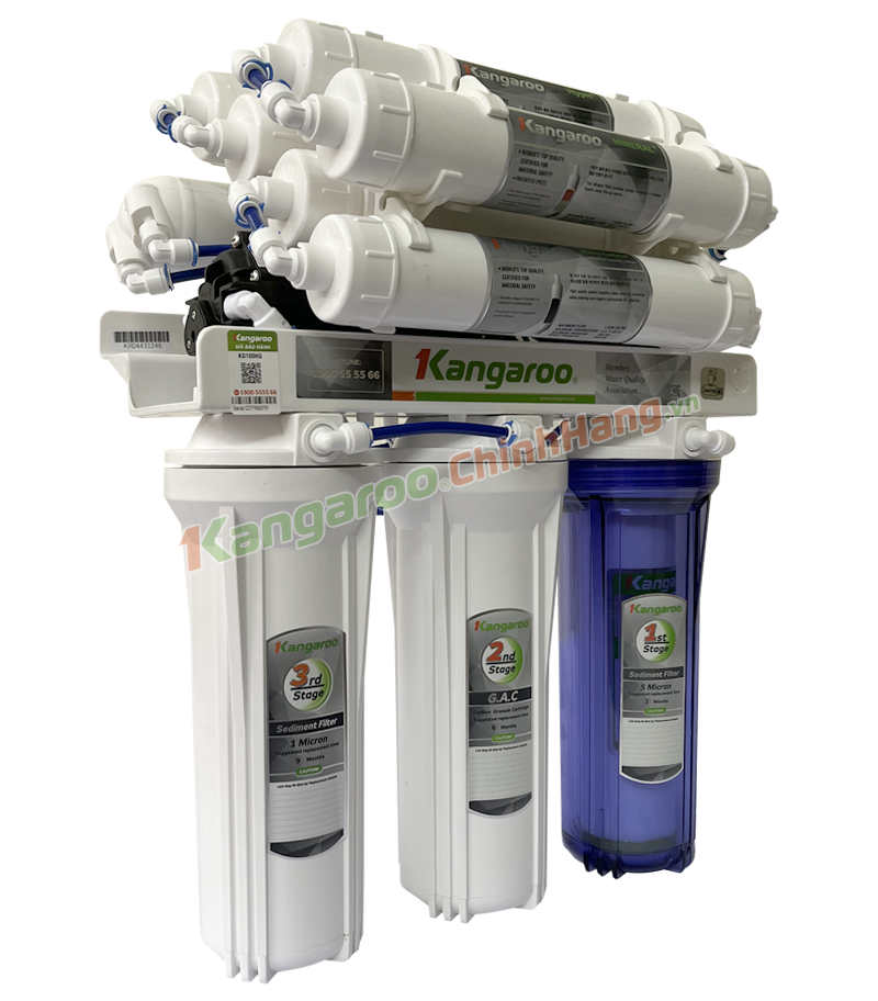 Máy lọc nước Kangaroo KG100HG Không Vỏ Tủ Lắp Gầm Chậu