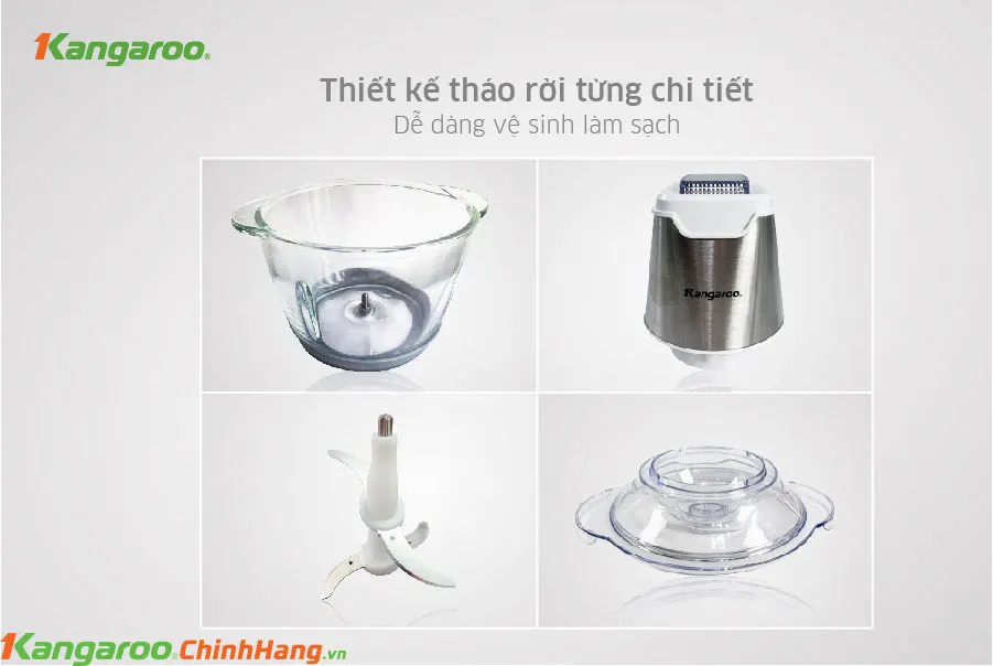 Máy xay thịt cao cấp Kangaroo KG12TI 
