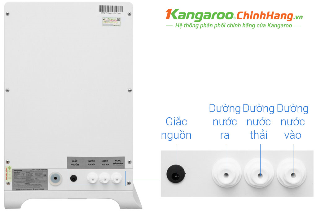 Máy lọc nước Kangaroo Hydrogen KG100HU