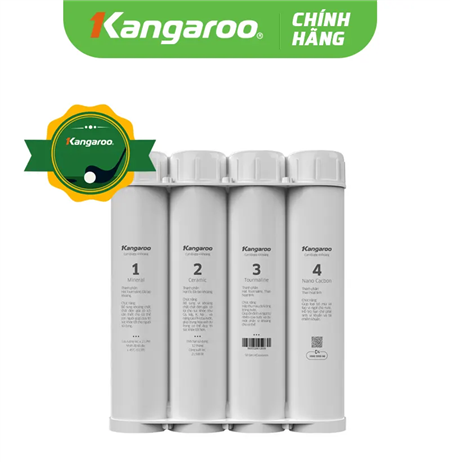 Bộ 4 Lõi Lọc Chức Năng Khoáng Kangaroo