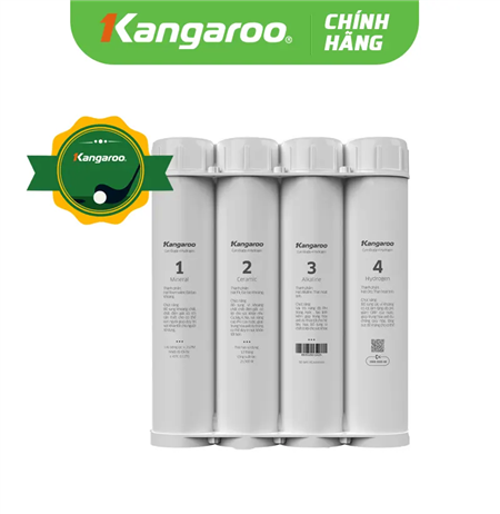 Bộ 4 lõi lọc chức năng Hydrogen Kangaroo