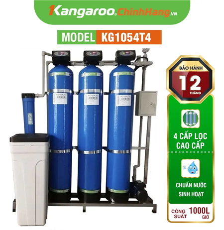 Bộ lọc nước tổng đầu nguồn Kangaroo KG1054T4, Van tự động