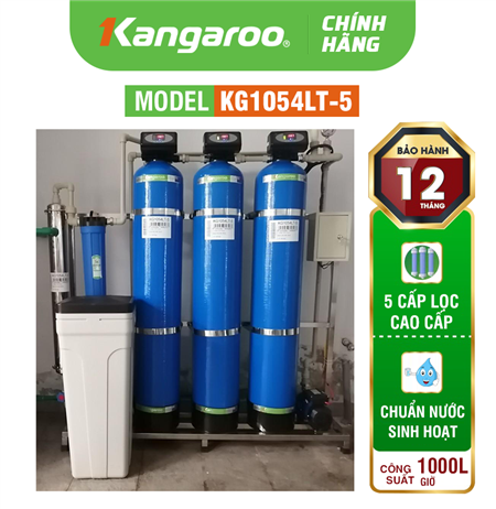Bộ lọc tổng đầu nguồn Kangaroo KG1054LT-5 - 5 cấp lọc
