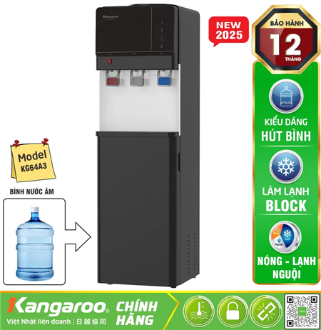 Cây nước nóng lạnh Kangaroo KG64A3 - Cây Hút Bình