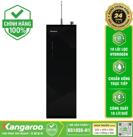 Máy lọc nước Kangaroo Hydrogen Infinity KG10S8-H1 - 2 Chế Độ