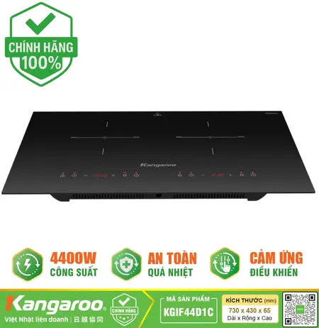 Bếp điện từ đôi Kangaroo KG865IE/KG865I