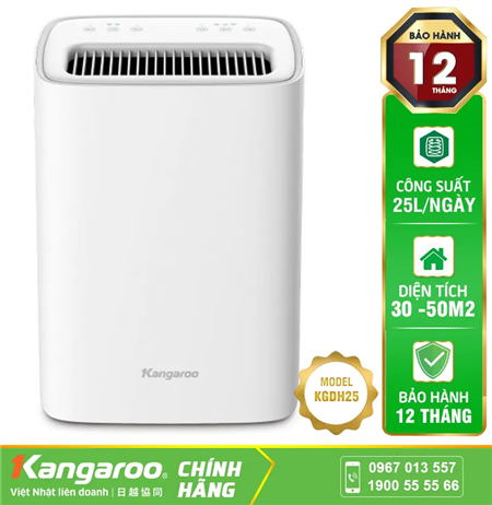 Máy hút ẩm Kangaroo KGDH25 - 25 Lít/Ngày