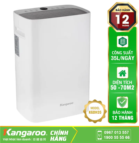 Máy hút ẩm Kangaroo KGDH35 - 35 Lít/Ngày