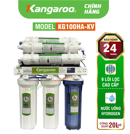 Máy lọc nước Kangaroo Hydrogen KG100HA Không Vỏ