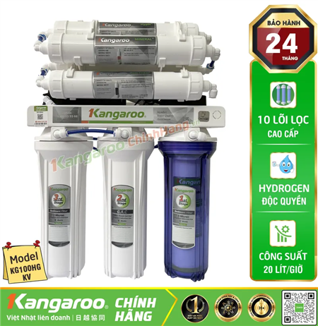 Máy lọc nước Kangaroo KG100HG Không Vỏ Tủ Lắp Gầm Chậu