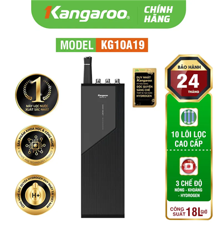 Máy lọc nước Kangaroo Messi Hydrogen tích hợp nóng KG10A19