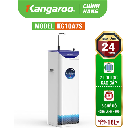Máy lọc nước Kangaroo Hydrogen Slim Nóng Lạnh KG10A7S