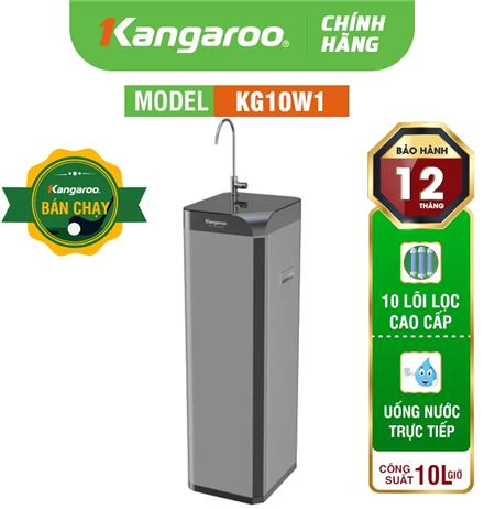 Máy lọc nước Kangaroo Waterfall KG10W1 - 10 Lõi Mẫu 2025