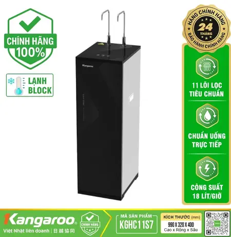 Máy lọc nước Kangaroo Hydrogen ion kiềm nóng lạnh KGHC11S7