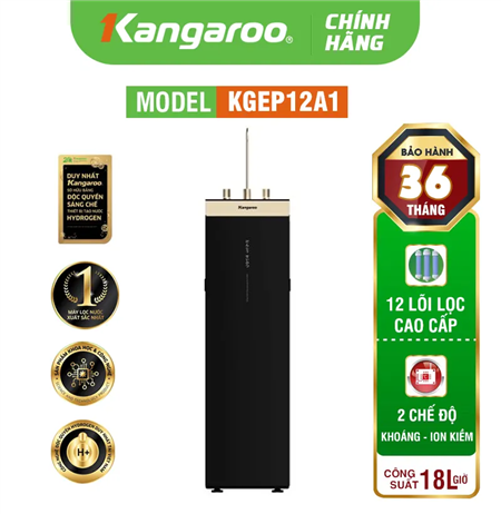 Máy lọc nước Kangaroo Hydrogen ion kiềm KGEP12A1 - Mới 2025