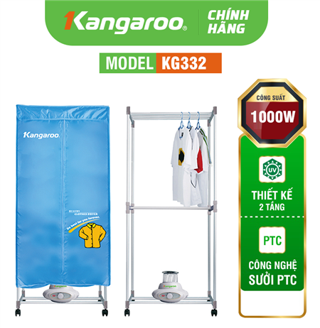 Máy sấy quần áo Kangaroo KG332