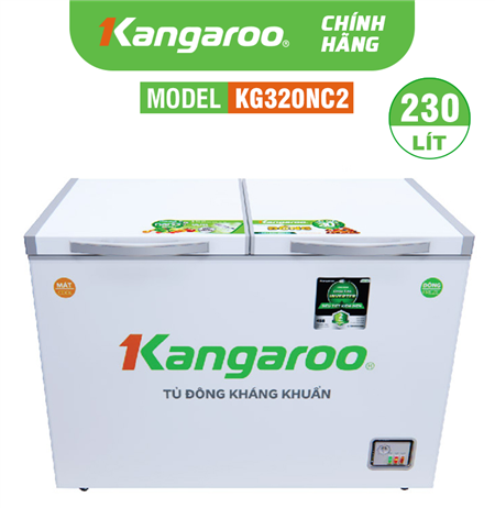 Tủ đông kháng khuẩn Kangaroo KG320NC2 - 320 lít