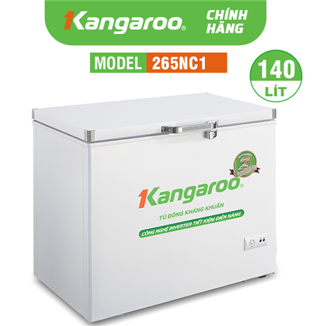 Tủ đông kháng khuẩn Kangaroo KG265NC1 - 140 lít