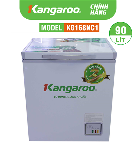 Tủ đông kháng khuẩn Kangaroo KG168NC1 - 90 lít