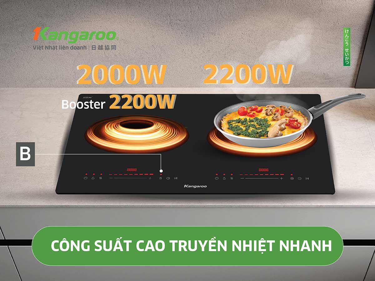 Bếp đôi điện từ hồng ngoại KGIF44D1C