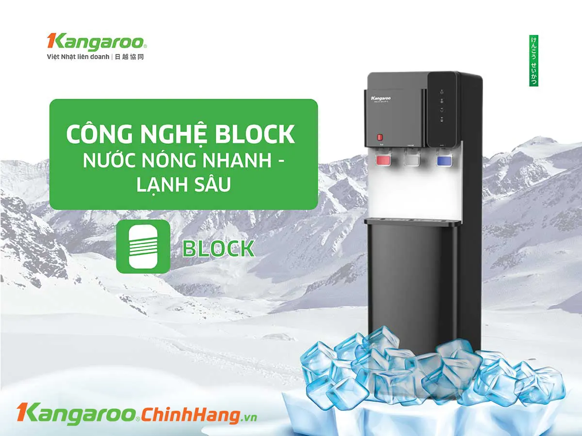 Cây nước nóng lạnh Kangaroo KG669A3