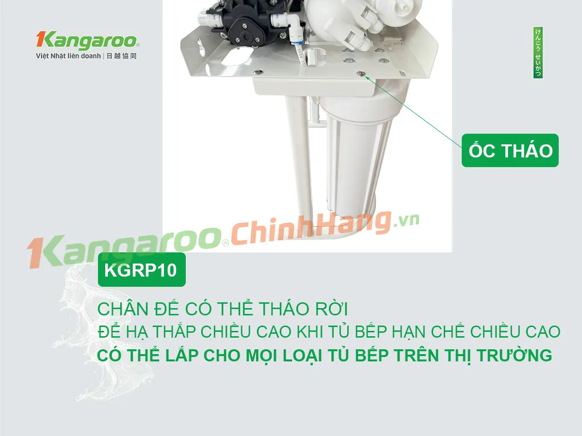 Chân máy lọc nước Kangaroo KGRP10