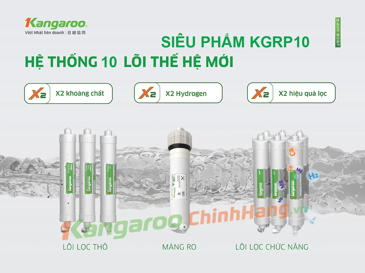 10 lõi lọc nước Kangaroo hdrogen KGRP10