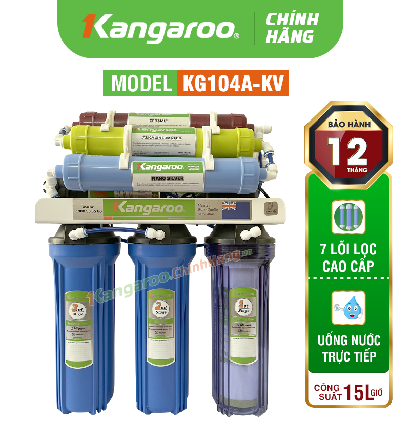Máy lọc nước Kangaroo KG104A KV
