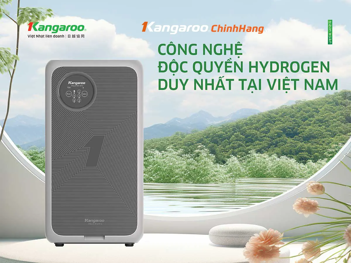 Máy lọc nước Kangaroo Hydrogen KG100US công nghệ độc quyền