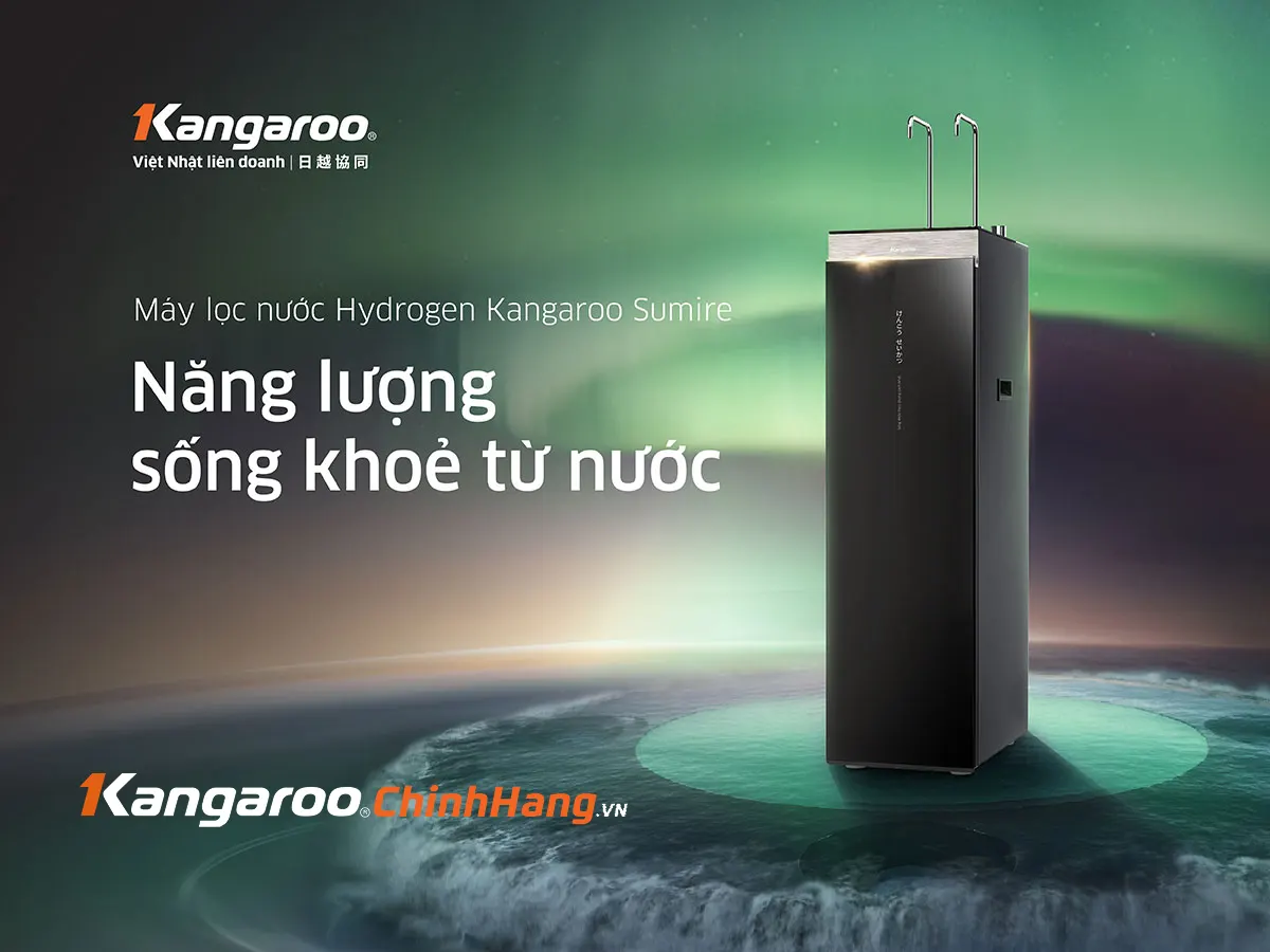 Máy lọc nước Kangaroo Hydrogen nóng lạnh KG11A8