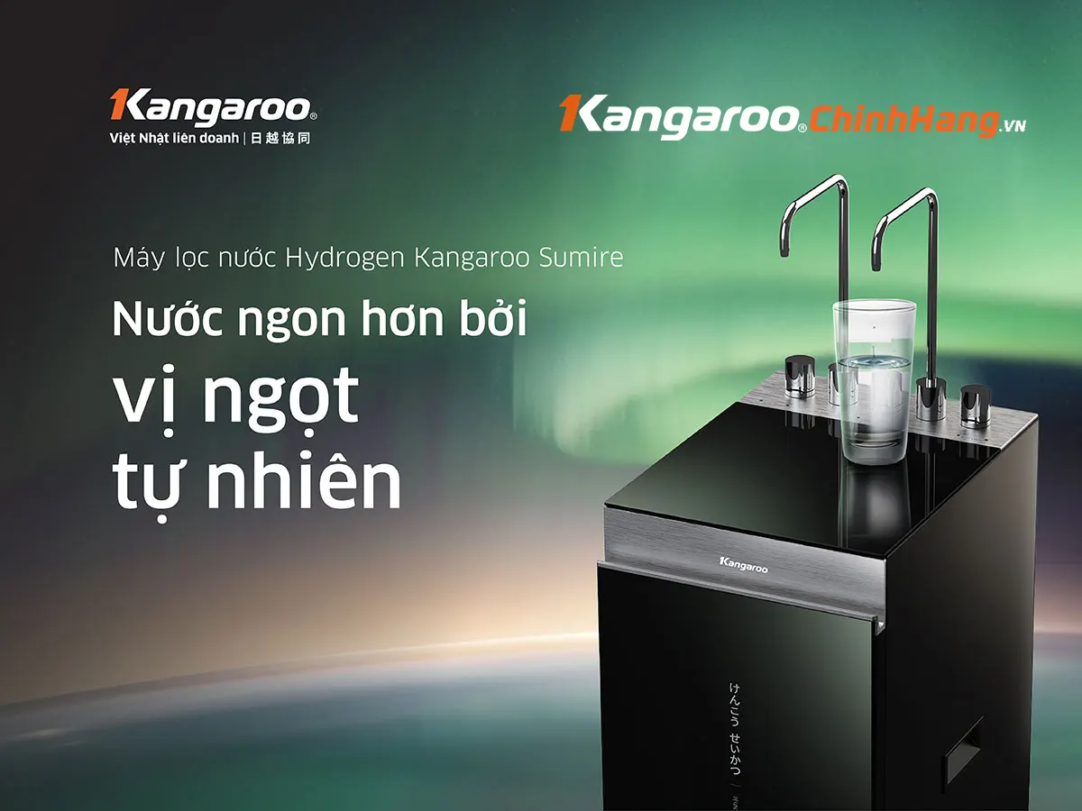 Máy lọc nước Kangaroo Hydrogen nóng lạnh KG11A8