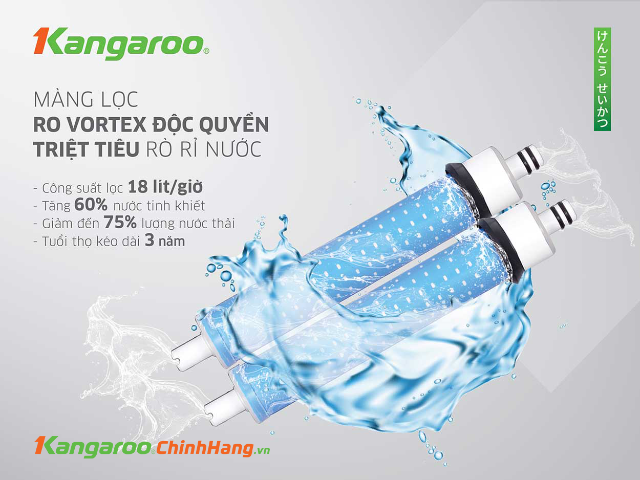 Máy lọc nước Kangaroo Hydrogen ion kiềm KG10A8ESG