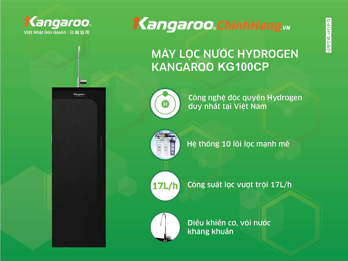Máy lọc nước kangaroo Hydrogen KG100CP