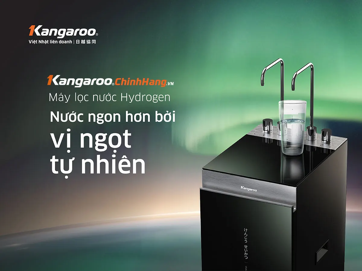 Máy lọc nước Kangaroo Hydrogen nóng lạnh KG11A16