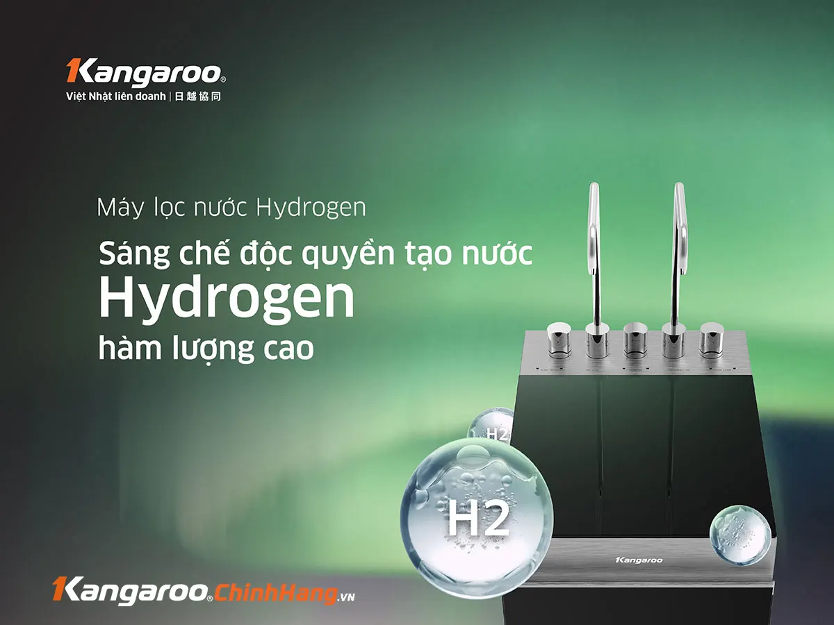 Máy lọc nước Kangaroo Hydrogen nóng lạnh KG11A18