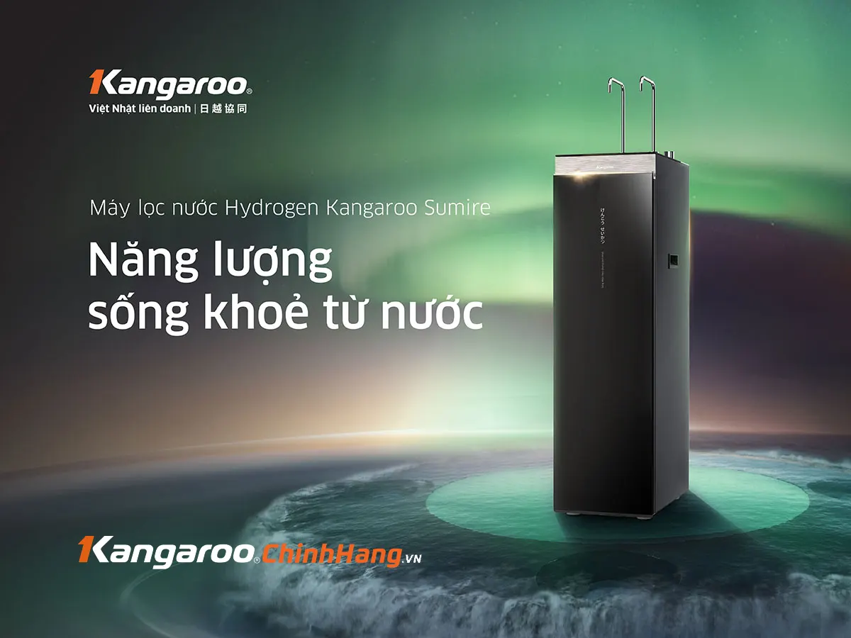 Máy lọc nước Kangaroo Hydrogen nóng lạnh KG11A6