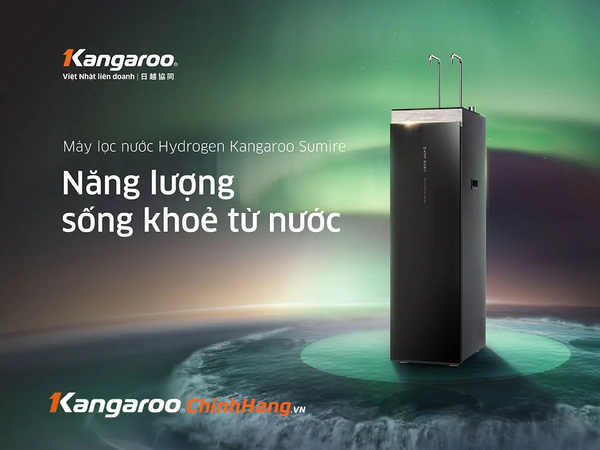 Máy lọc nước Kangaroo Hydrogen nóng lạnh KG12A8