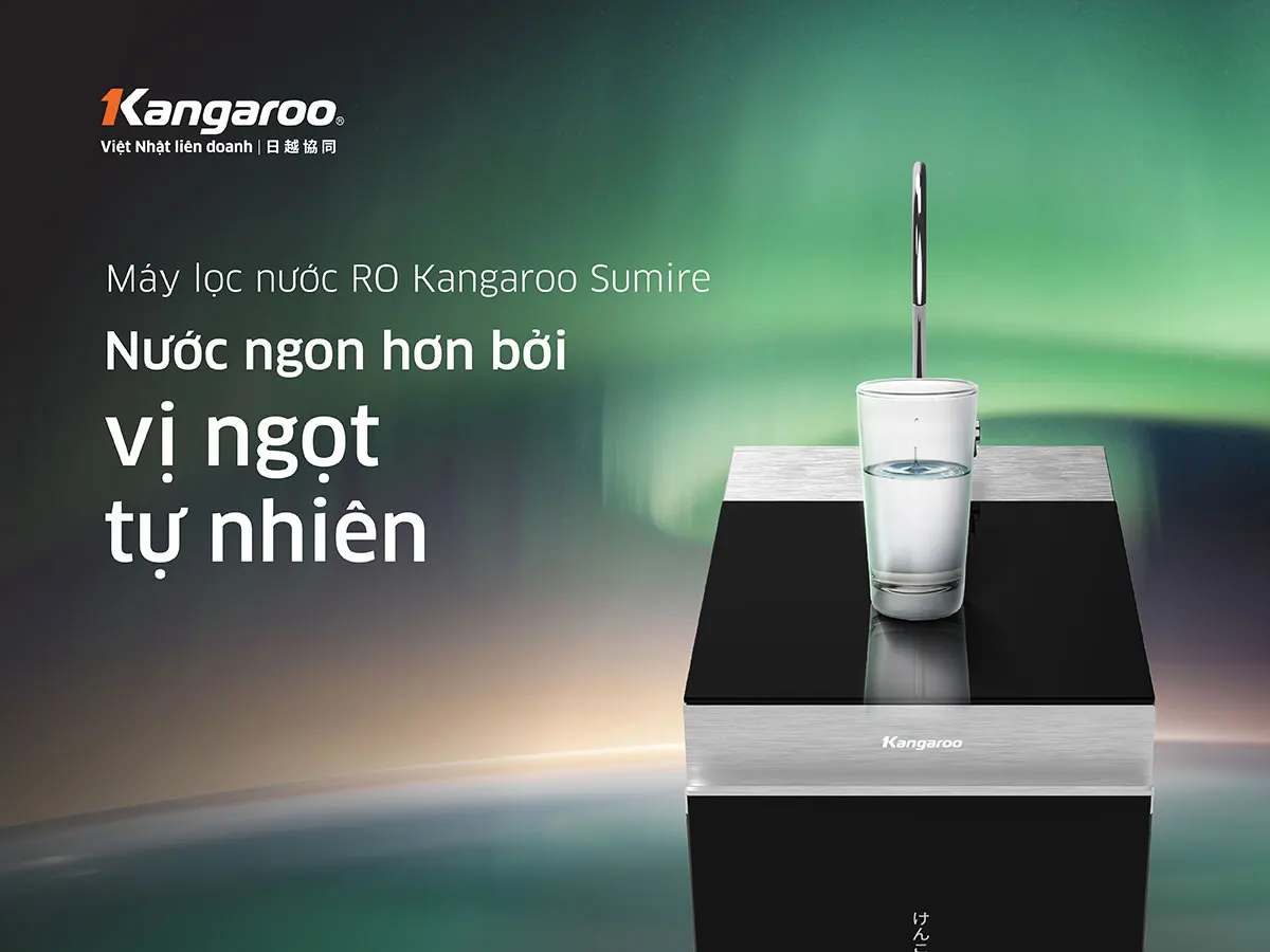 Vị ngọt tự nhiên Máy lọc nước Kangaroo Hydrogen KG12HA