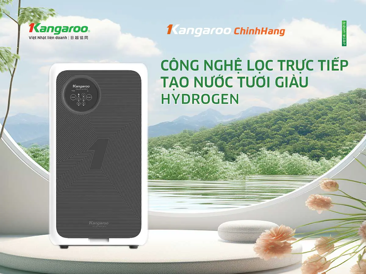 Máy lọc nước Kangaroo KG400US Tạo nước kiềm tươi