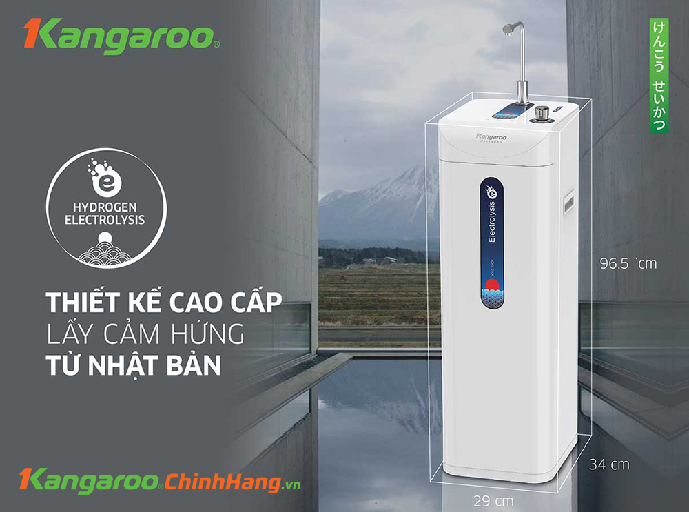 Máy lọc nước Kangaro Hydrogen KG10A8ES 