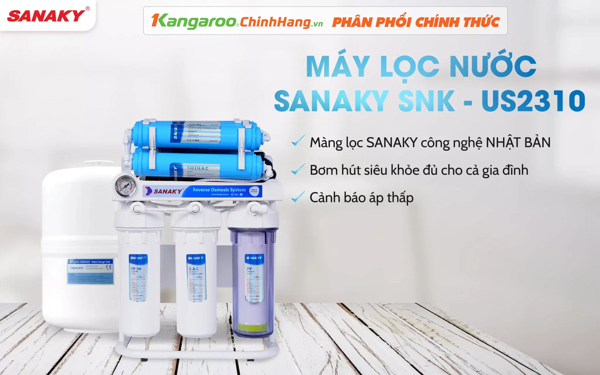 Máy lọc nước Sanaky SNK-US2310 chính hãng