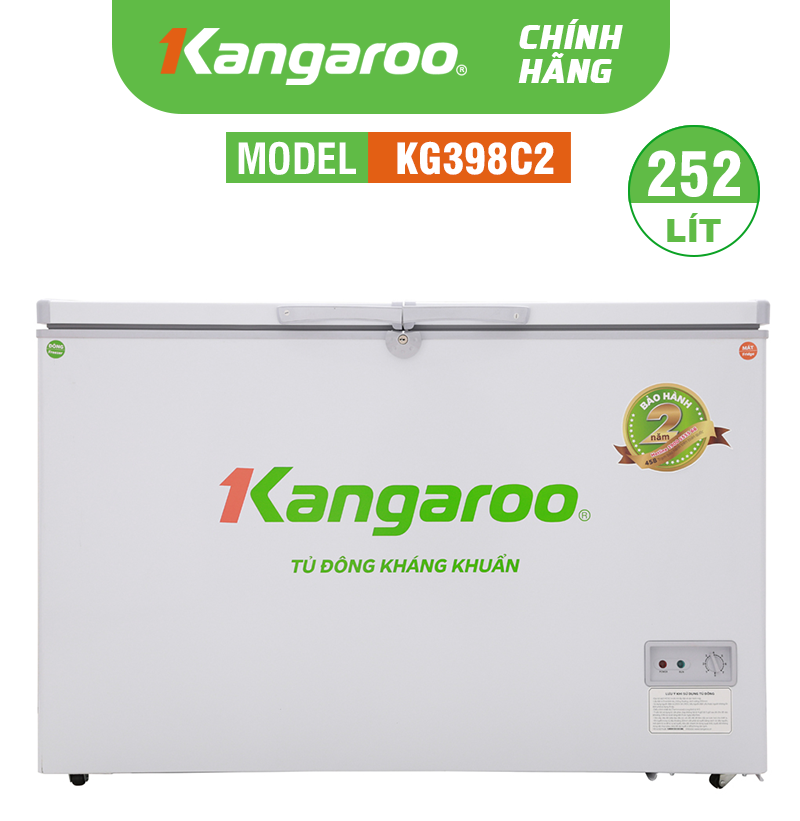 Tủ đông kháng khuẩn Kangaroo KG398C2 - 252 Lít  