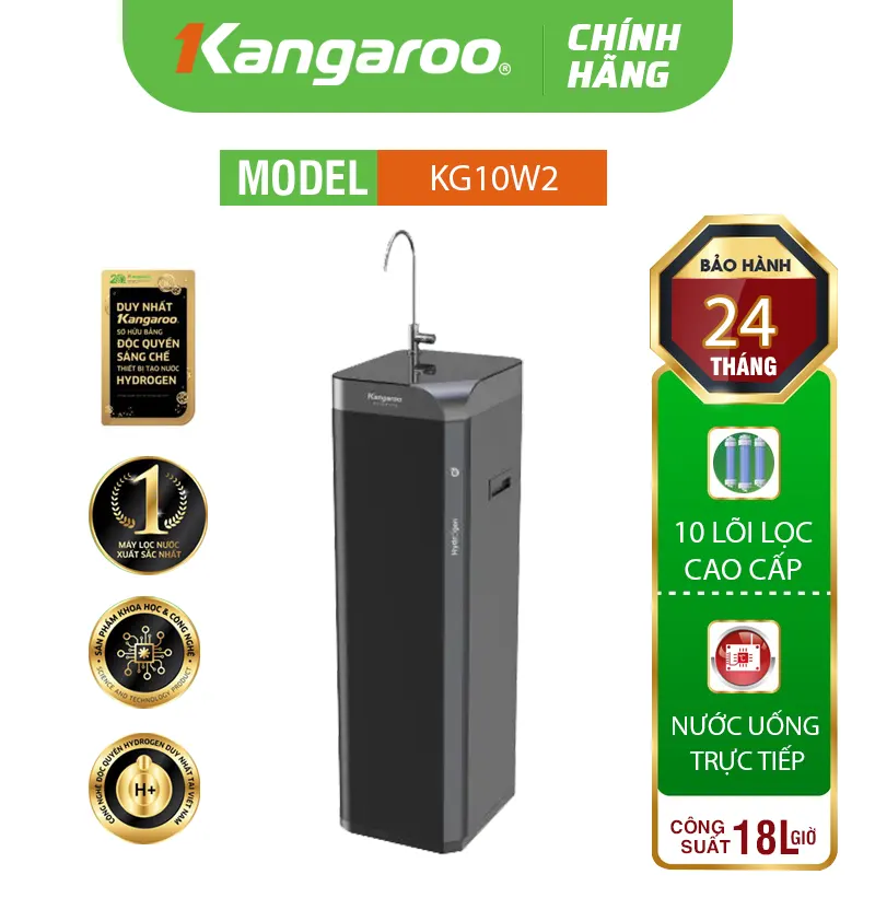 Máy lọc nước Kangaroo Hydrogen Waterfall KG10W2