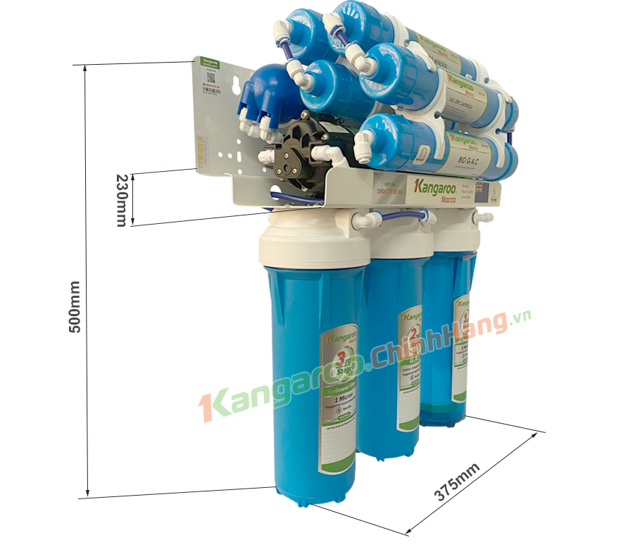 Thông số kỹ thuật máy lọc nước kangaroo KGMC09